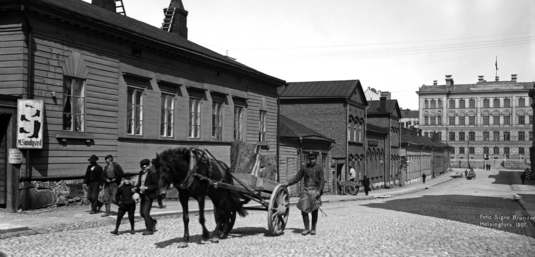 Mariankatu. Signe Brander 1907 (© Helsingin kaupunginmuseo)