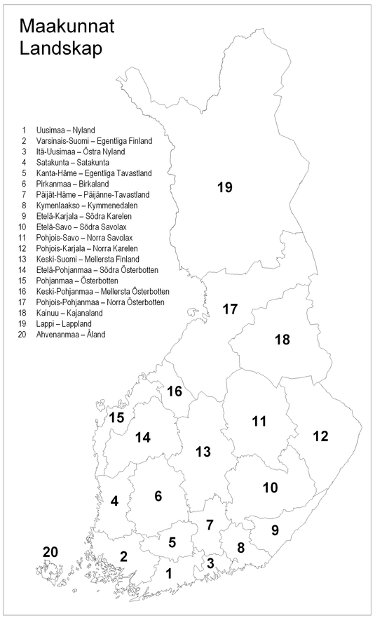 teemakartta maakunnat