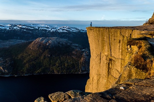 Preikestolen i Norge, foto: Pixabay.